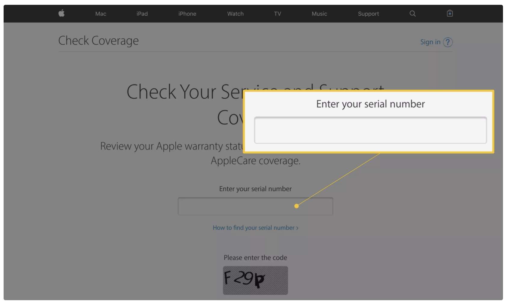 Apple servis ve destek kapsamını öğrenme