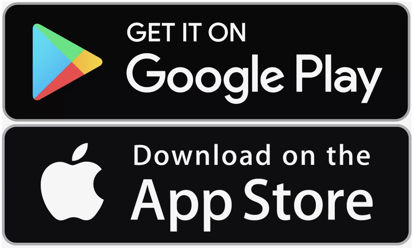 app store ve google play ikonları