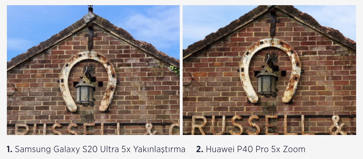 galaxy s20 ultra kamera karşılaştırması