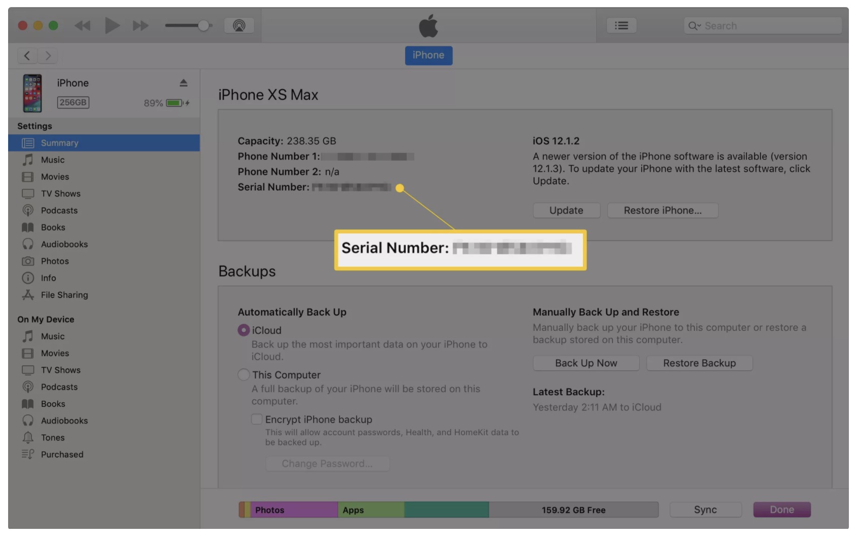 iPhone Garanti Sorgulama Adım 2
