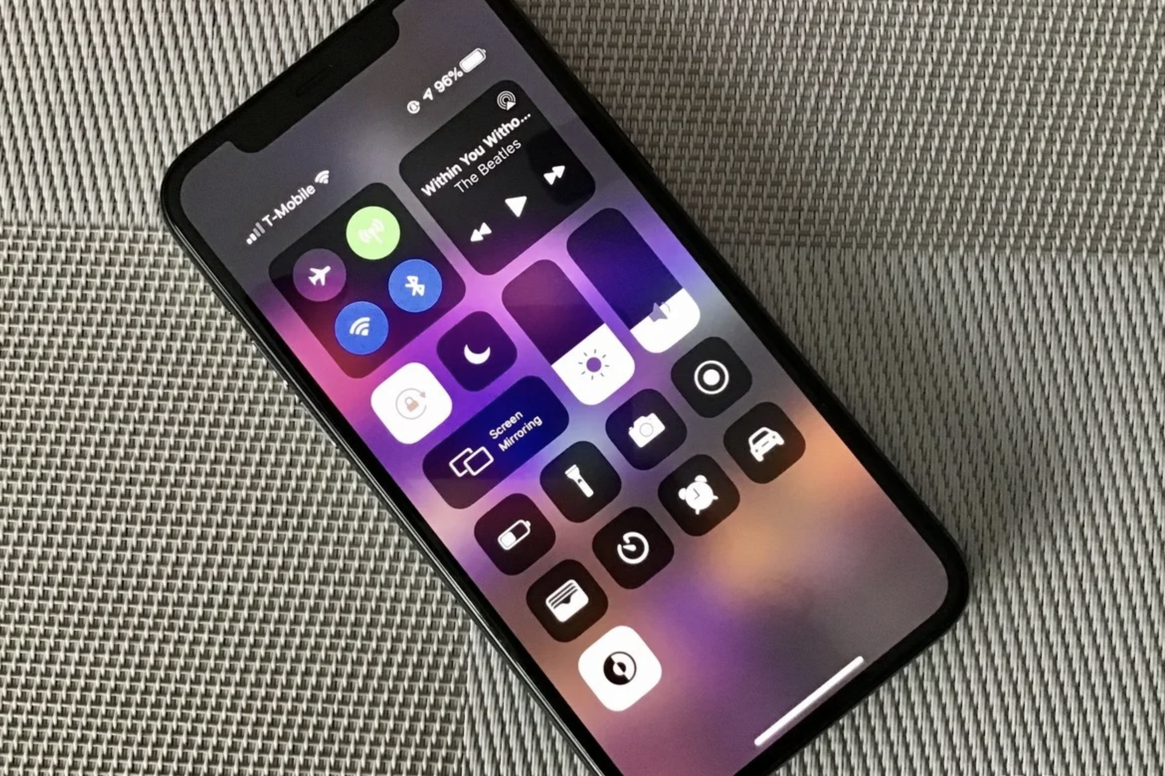 iphone kontrol merkezi ayarları